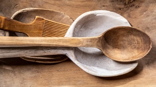 Holzbesteck