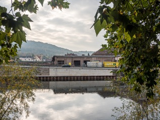 Abriss Flusskraftwerk Werder