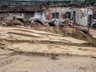 Abriss Flusskraftwerk Werder