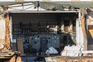 Abriss Flusskraftwerk Werder