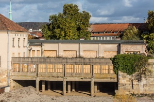 Abriss Flusskraftwerk Werder