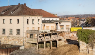 Abriss Flusskraftwerk Werder