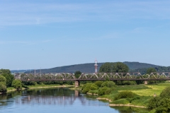 Eisenbahnbrücke über die Weser