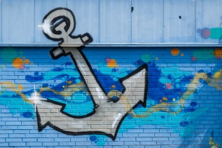 Wandbild an der alten Heringsfischerei Wandbild an der alten Heringsfischerei