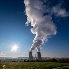 KW Grohnde im Betrieb