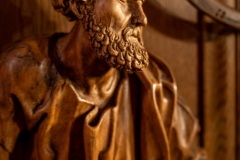 Schnitzerei an der Kanzel