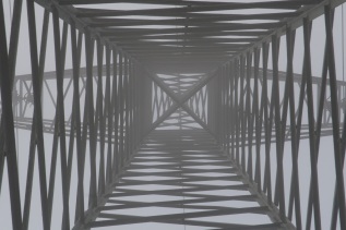 Inneres eine Mittelspannungsmasten