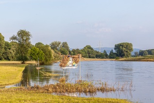 Hochwasser bei Latferde