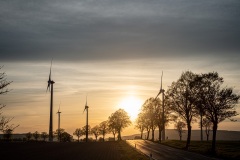 Sonnenuntergang im Weserbergland